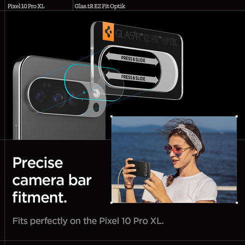 Spigen Pixel 10 Pro XL Lens Protector - Optik EZ Fit (2 Pack)